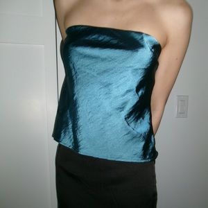 Kendall and Kylie Strapless Satin Top